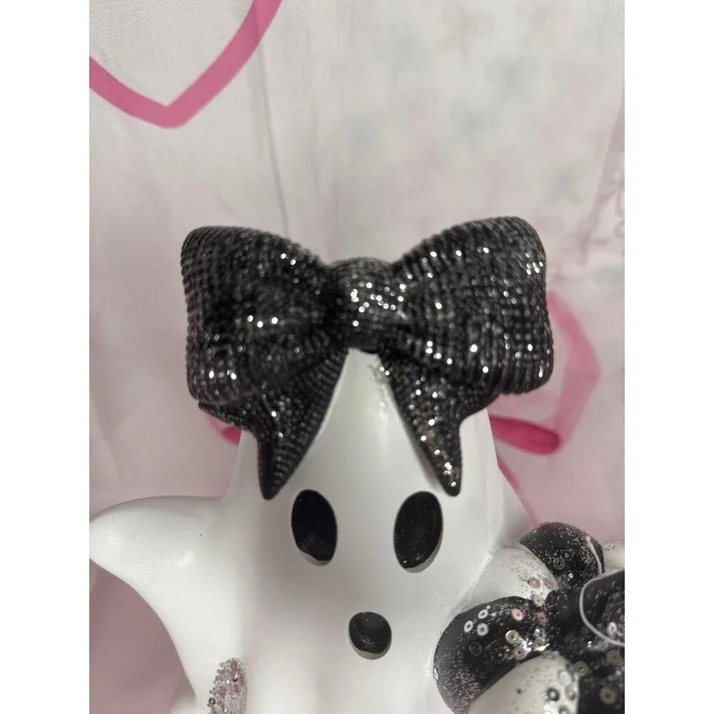Halloween Bella Lux Ghost with Jeweled Bow